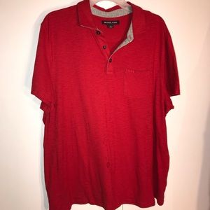 Michael Kors polo red size XL